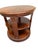 1990s 1990s Ethan Allen Newport Banded Round Drum Lamp End Table Pedestal Side For Sale - Image 5 of 15