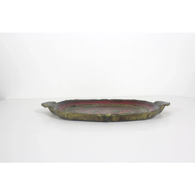 Gorgeous, old, small vintage Italian Florentine serving tray. Perfect size for bedside table, dresser top, bathroom, or...