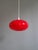 Vintage Red Opaline Glass Pendant Light, 1960s For Sale - Image 3 of 11
