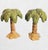 Chelsea House Inc Vintage Ceramic Tropical Palm Tree Taper Candle Holders- A Pair For Sale - Image 4 of 6