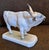 Hand-Painted Porcelain Long Horn Bull Figurine from Herend, 1970s For Sale - Image 4 of 9