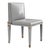 Art Deco "Perla" Chair With Stainless Steel, Bronze Details, Handmade For Sale - Image 3 of 9