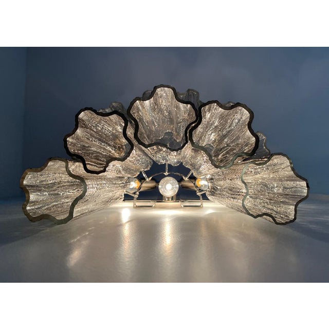 Vintage Murano Glass Tube Wall Sconces, 1990s, Set of 2 For Sale - Image 15 of 16