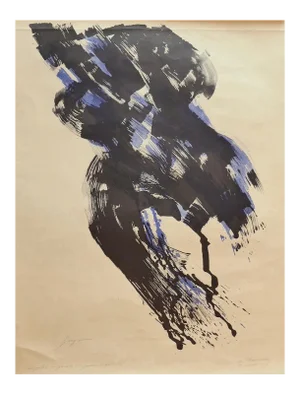 Composition - Original Lithograph by Danilo Bergamo - 1963