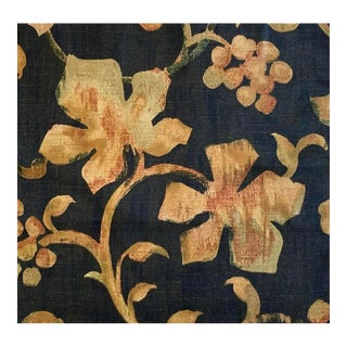 Designer Covington 5th Avenue Designs Botanical Grapevine Leaf Leaves Vine Linen Fabric- 3 Yards For Sale