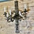 Antique Five-Branch Wall Sconce For Sale - Image 4 of 14