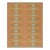 Rug & Kilim’s Scandinavian Style kilim in Orange, Gold & Blue Geometric Pattern - 9x12 For Sale