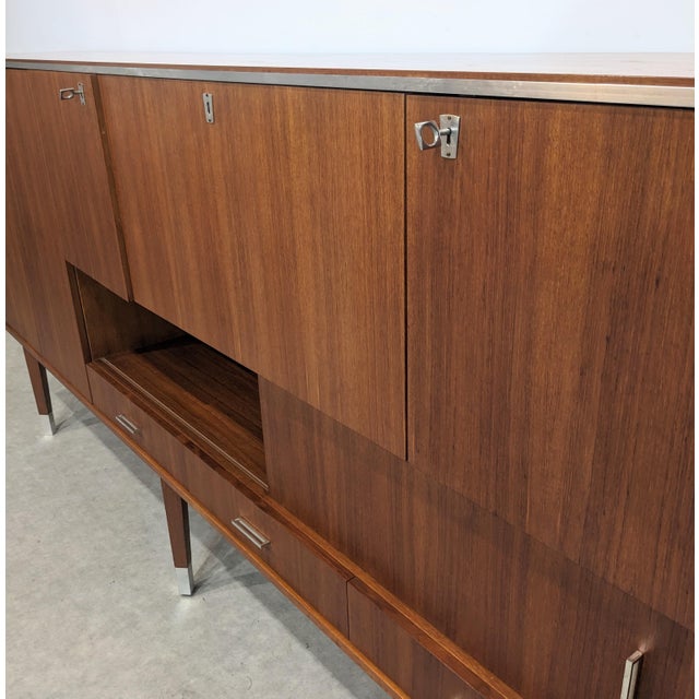 Vintage Scandinavian Highboard, 1960s For Sale - Image 11 of 13