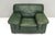 Gold Roche Bobois Lounge Armchair in Original Green Patinated Leather 1970 For Sale - Image 8 of 17