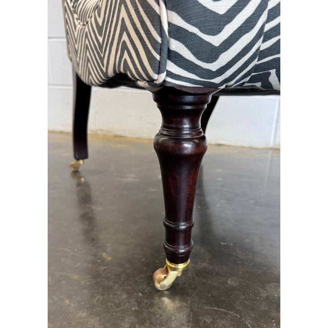 Textile George Smith Brewster Chair For Sale - Image 7 of 8