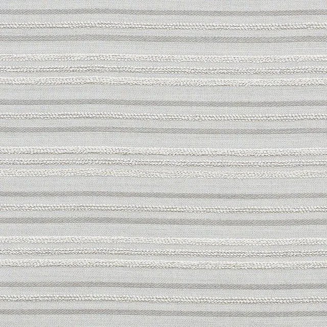 This miraculous indoor/outdoor stripe features raised, multi-textured bands on a flatweave ground. Boucle yarns give it...