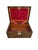 19th Century Antique Walnut Travel Jewelry Box W Inkwells & Secret Compartment For Sale - Image 5 of 5