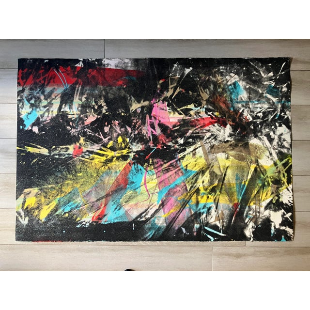 This is a very rare large format augmented screenprint by legendary printmaker and artist, Rupert Jasen Smith. This...