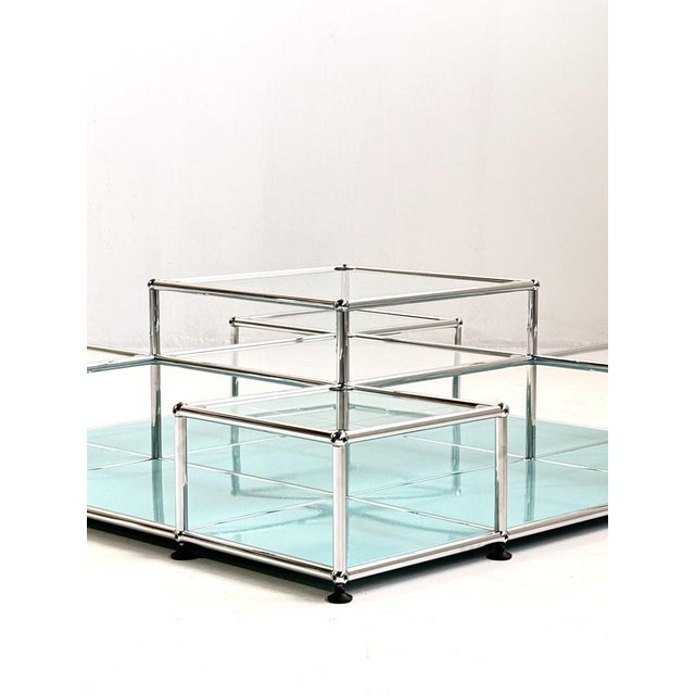 Modular Chrome Steel Table by Fritz Haller & Paul Schärer for Usm Haller, 2025 For Sale - Image 11 of 15