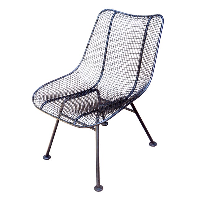 Mid 20th Century Woodard Sculptura Chairs & Coffee Table, Attributed, S/5 For Sale - Image 5 of 8