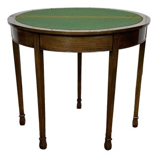 Early 20th Century English Mahogany Games Table For Sale