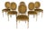 French 19th Century Louis XVI Painted Walnut Dining Chairs - Set of 6 For Sale