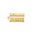 Mid-Century Modern 14k Yellow Gold Bead Frame Abacus Charm Pendant For Sale - Image 3 of 9