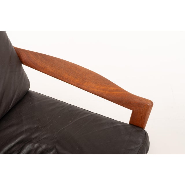 Vintage Easy Chairs by Illum Wikkelsø for Niels Eilersen, 1960s, Set of 2 For Sale - Image 11 of 12