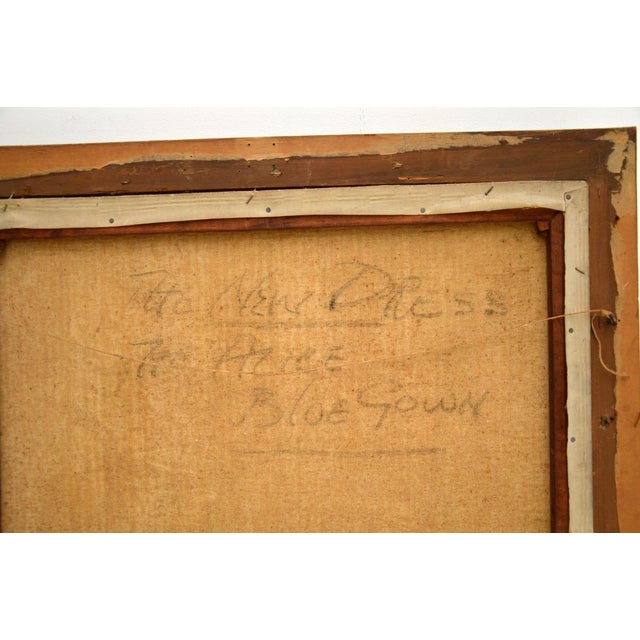 Alfred Lyndon Grace, Figurative Scene, 1880, Oil on Canvas, Framed For Sale - Image 11 of 12