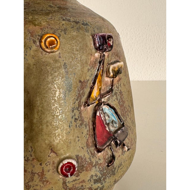 1950s Italian Ceramic Vase by Umberto Zannoni, 1950s For Sale - Image 5 of 15