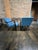 Pair of Blue 1940s Thonet Bentwood Armchairs in the Style of Alvar Aalto For Sale In Chicago - Image 6 of 9