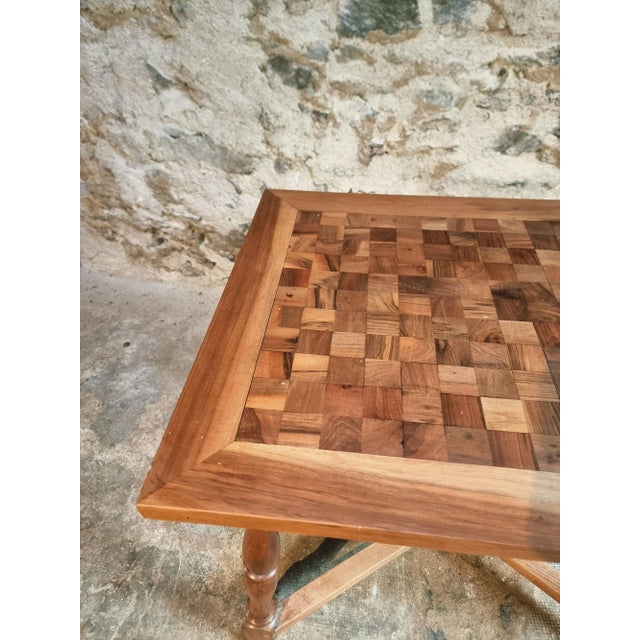 French Walnut Writing Table with Drawer, 1920s-1930s For Sale - Image 4 of 17