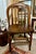 Heywood-Wakefield Vintage 1920’s Heywood Wakefield Spindle Back Oak Side Chair With Metal Rod Reinforcement For Sale - Image 4 of 9