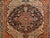 Antique Farahan Sarouk Rug, Handwoven Floral Pattern, Ivory & Brick Red, 5’ X 7’ For Sale - Image 12 of 12