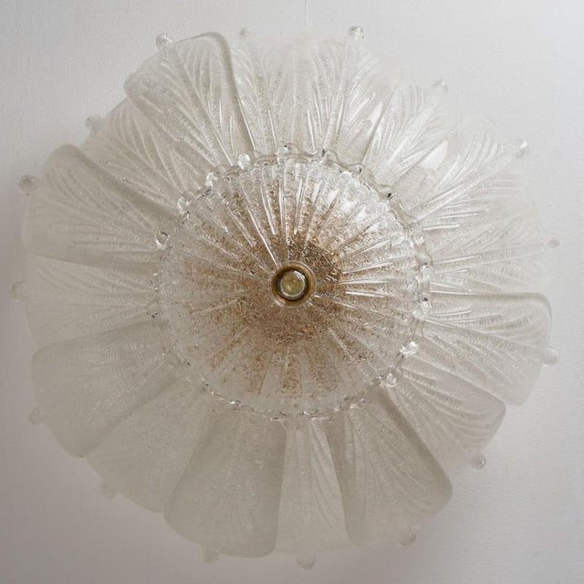 Murano Glass Flush Mount from Barovier & Toso, Italy, 1970s For Sale - Image 6 of 12