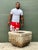 Vintage Basketweave Stone Planter For Sale - Image 13 of 15