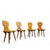 Tyrolean Folk Pine Chairs, 1970, Set of 4 For Sale - Image 5 of 17