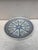 19th Century French Blue & White Faience Dessert Plate Sarreguemines. 8.5 inches diameter.