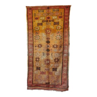 Handmade 5x10 Ft Vintage Moroccan Rug For Sale