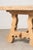 Spanish Spanish Splayed Leg Bleached Oak Trestle Dining Table (C. 1900) For Sale - Image 3 of 6