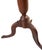 Antique American Solid Walnut Candle Stand or Accent Table, Turned Pedestal Tripod Base, C. 1845 For Sale - Image 4 of 7