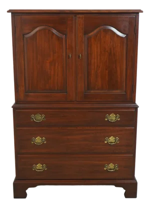 Henkel Harris Cherry Chifferobe High Chest
