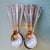 1930s Art Deco Bowl Soup Spoons (Gumbo) Mildred Silverplate, C1936 by National Silver Co 12 Pc Pruistine For Sale - Image 12 of 16
