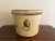 Antique French Neoclassical Yellow Tole Cachepot With Lion-Head Handles For Sale - Image 10 of 12