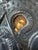 Vintage Greek Orthodox 950 Fine Silver Riza Icon of St. George For Sale - Image 9 of 16
