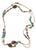 Vintage Boho Artisan Turquoise & Jasper Beads Necklace For Sale
