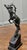 Vintage Bronze Sculpture of Deer Jumping, 1950 For Sale - Image 4 of 8