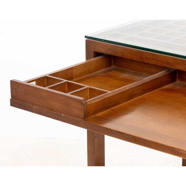 Wood Maria Yee "Metro" Chestnut Writing Table For Sale - Image 7 of 13