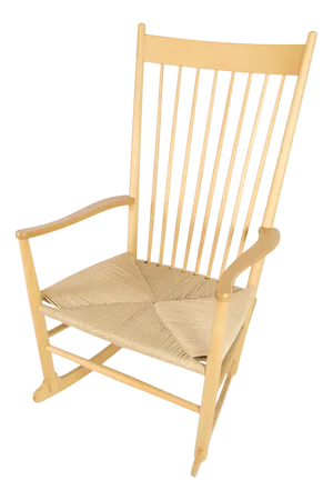 Model J16 Rocking Chair in Beech by Hans J. Wegner for FDB, 1980s