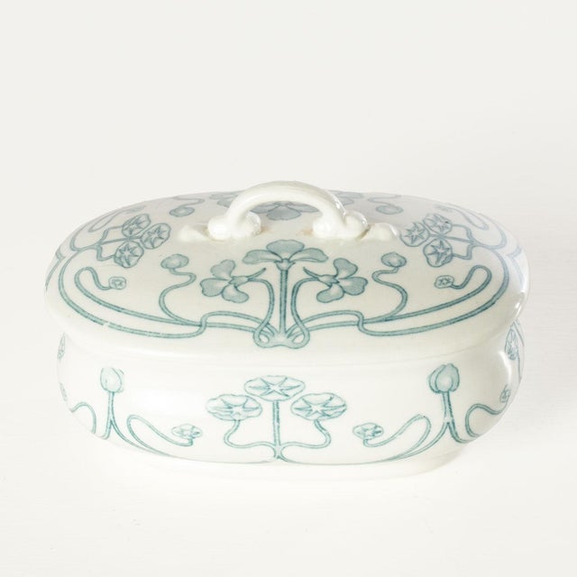 Ceramic Early 20th Century Cauldon England Art Nouveau Chamber Set - Six Piece For Sale - Image 7 of 18