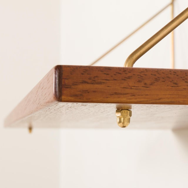 Mid-Century Modern Danish Floating Shelves in Teak, 1960s, Set of 3 For Sale - Image 9 of 11