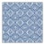 Schumacher X Trina Turk Amazing Maze Indoor & Outdoor Fabric in Ocean For Sale