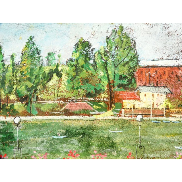 Oil painting signed almerico tomaselli (1899-c.1980) landscape . Origin italy period 1980s author almerico tomaselli...