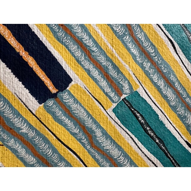 Barbara Beck 1993 Abstract Painting on Paper - Signed/Dated For Sale - Image 4 of 4