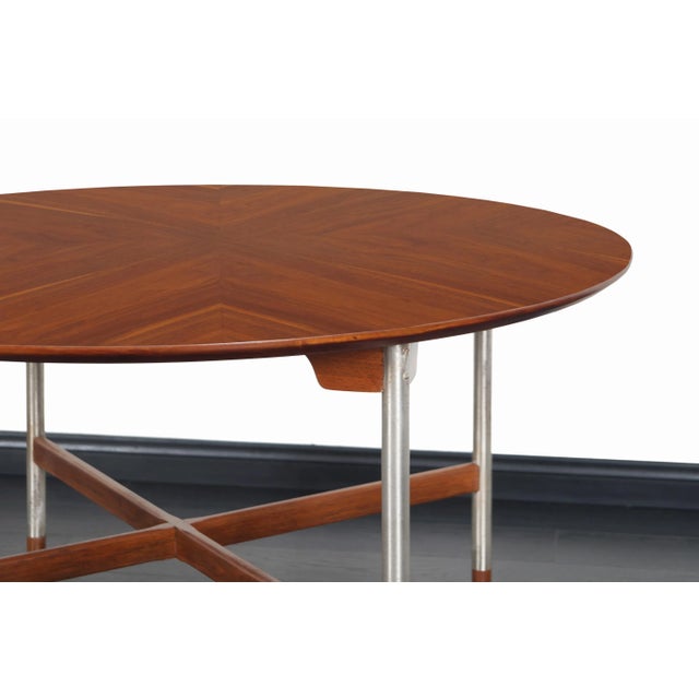 Mid-Century Modern Mid-Century Modern Starburst Walnut Table by Jack Cartwright for Founders, 1960s For Sale - Image 3 of 12